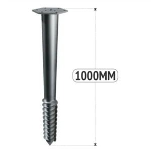 Pieu vissé u type 1000