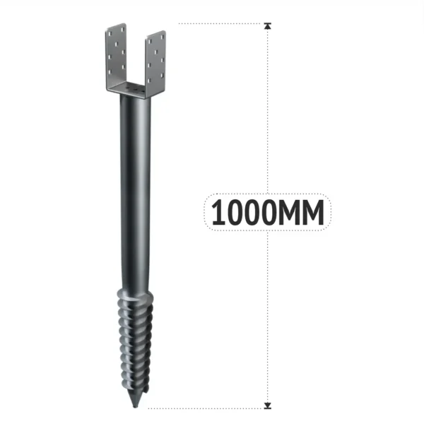 Pieu vissé u type 1000