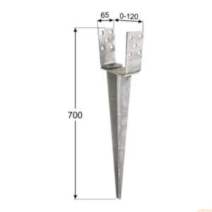 Ancrage au 120 700mm 01